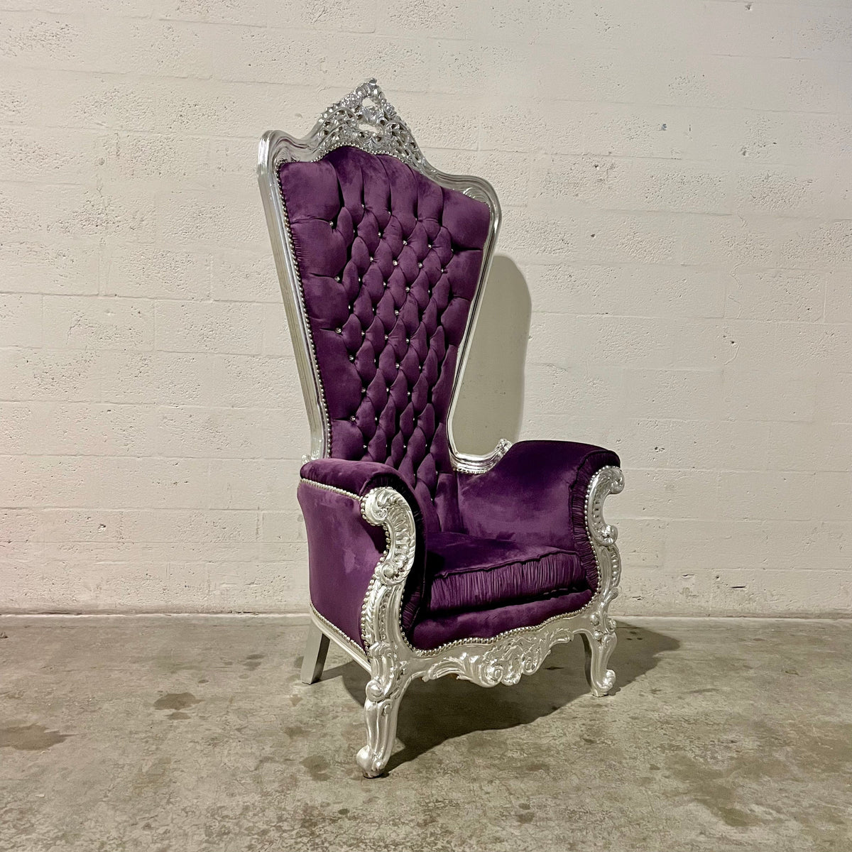 Purple queen chair hot sale