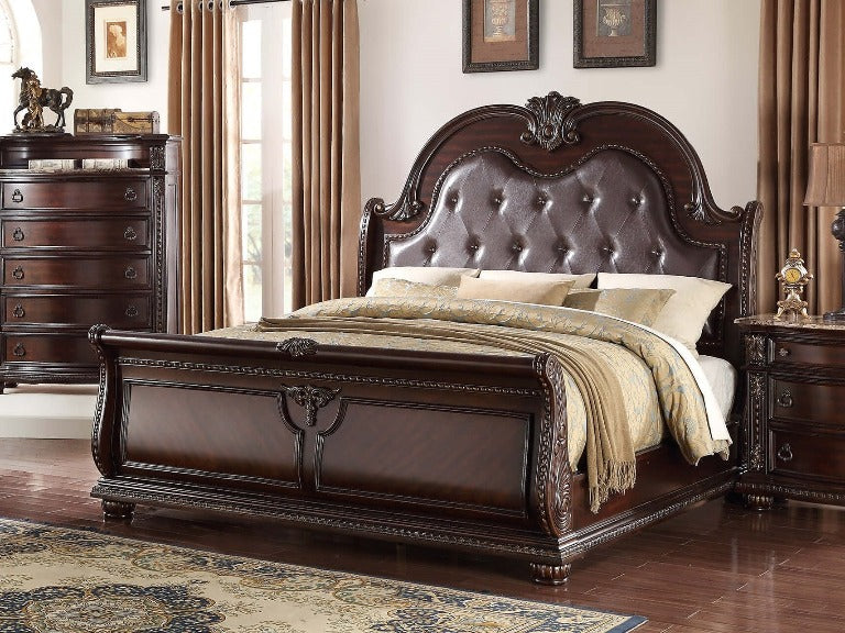 Stanley Queen Size Bedroom Set - Brown